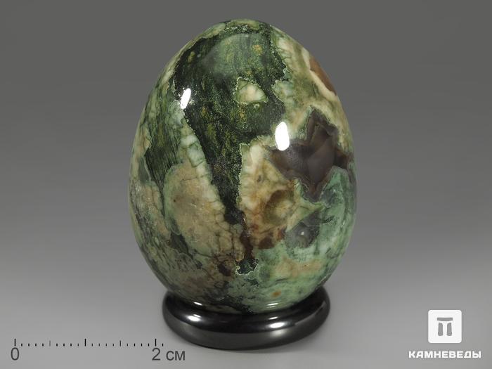 Яйцо из риолита, 4,5х3,4 см, 12468, фото 1