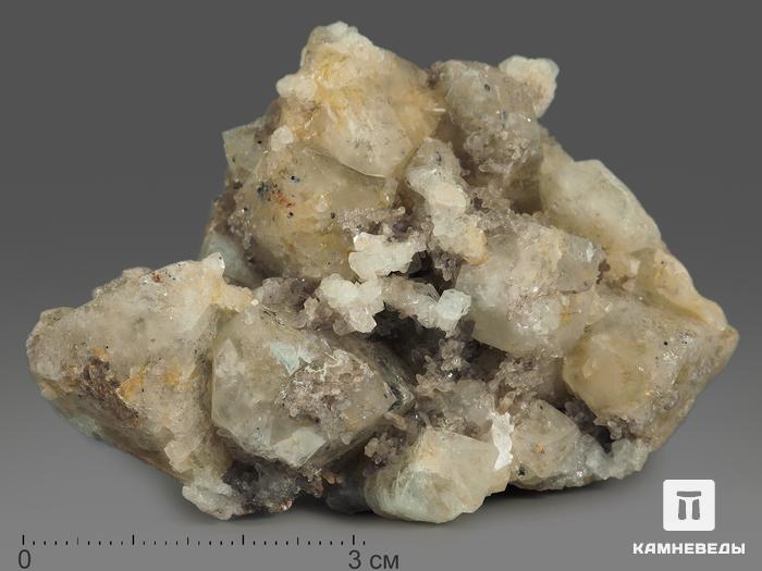 Топаз, сросток кристаллов 5х4х1,5 см, 11522, фото 1