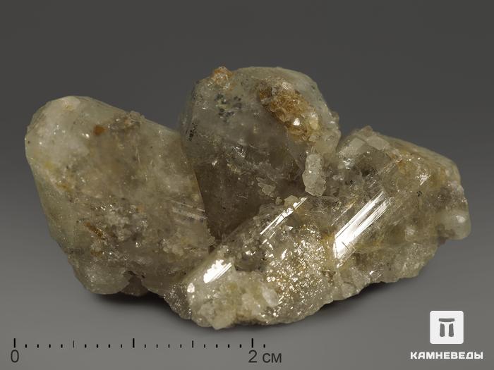 Топаз, сросток кристаллов 4,5х2,5х2 см, 10-30/13, фото 1
