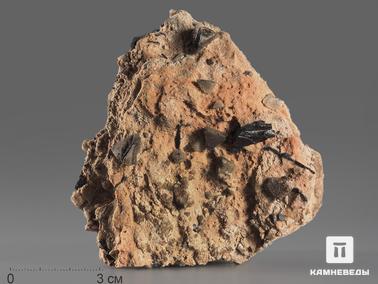Зуниит, Гематит. Зуниит с гематитом, 8,1х7,9х3,5 см