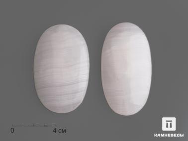 Манганокальцит. Манганокальцит, полированная галька 7,5-8 см