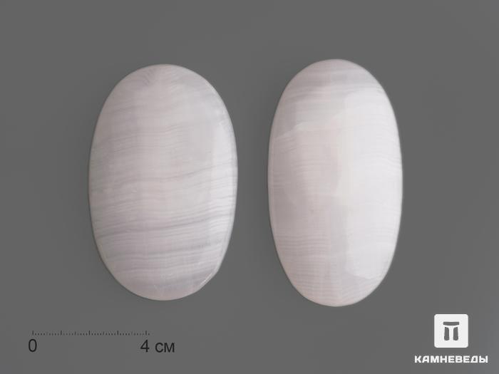Манганокальцит, полированная галька 7,5-8 см, 14137, фото 1