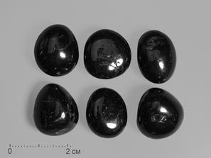 Шерл (чёрный турмалин), галтовка 1,5-2 см