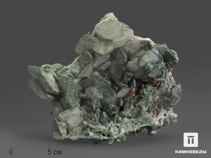 Кальцит, сросток кристаллов на породе 23,5х17х9,5 см, 13311, фото 1