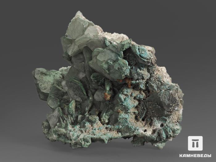 Кальцит, сросток кристаллов на породе 23,5х17х9,5 см, 13311, фото 2