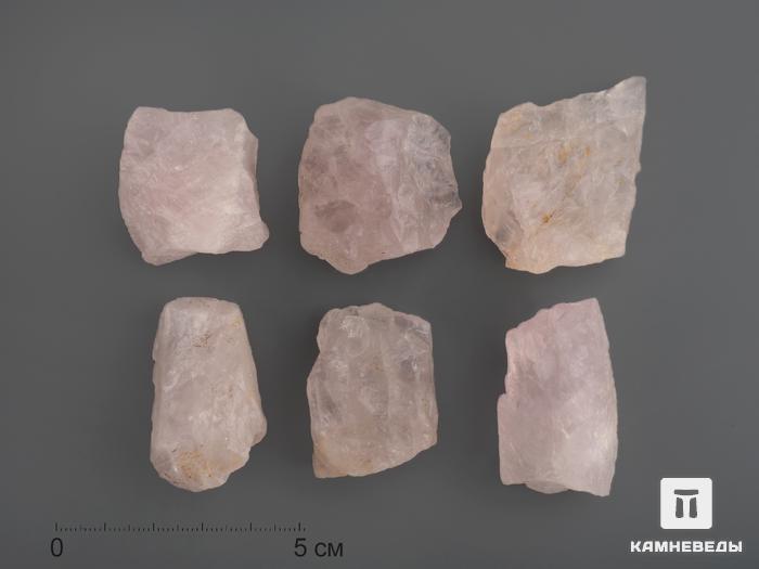 Розовый кварц, 3,5-5,5 см (20-30 г), 15141, фото 1