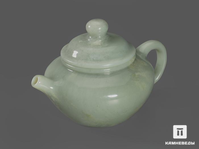 Чайник из зелёного нефрита, 13,3х9,2х8,5 см, 16190, фото 2