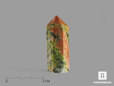 Унакит. Унакит в форме кристалла, 4,5-5 см