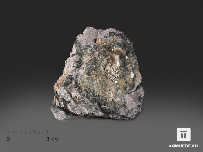 Федорит с чароитом, тинакситом и эгирином, 9,5х9,1х4 см, 15765, фото 1