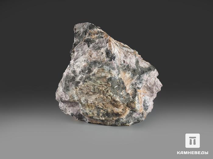 Федорит с чароитом, тинакситом и эгирином, 9,5х9,1х4 см, 15765, фото 2