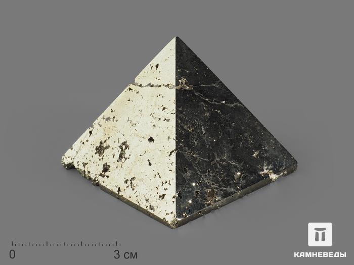Пирамида из пирита, 5,7х5,6х4,5 см, 16817, фото 1