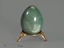 Яйцо из зелёного авантюрина, 6,5х4,6 см, 17338, фото 1