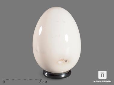 Кахолонг (разновидность опала), Опал. Яйцо из кахолонга (белого опала), 5,9х4,3 см