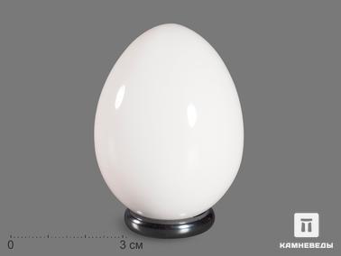 Кахолонг (разновидность опала), Опал. Яйцо из кахолонга (белого опала), 5,5х4,1 см
