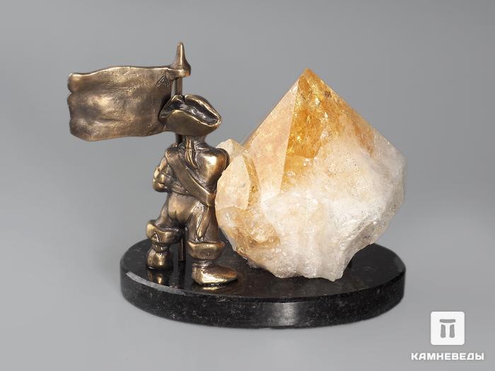 Композиция «Пират» с кристаллом цитрина, 9х8 см, 18980, фото 3