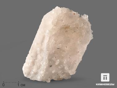 Данбурит. Данбурит, кристалл с кварцем 5,7х3,3х2,7 см
