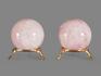 Шар из розового кварца, 55-56 мм, 20604, фото 2