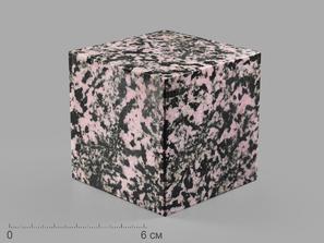 Куб из тулита, 6,7х6,7 см