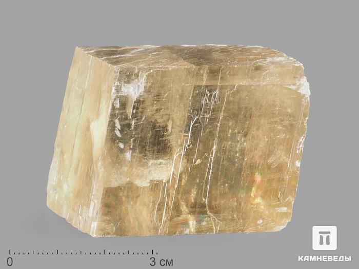 Исландский шпат (кальцит), 3,5-6 см (120-160 г), 22150, фото 1