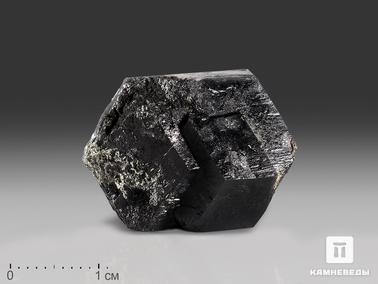 Андрадит, Гранат, Меланит (чёрный гранат). Андрадит (меланит), кристалл 2-3 см