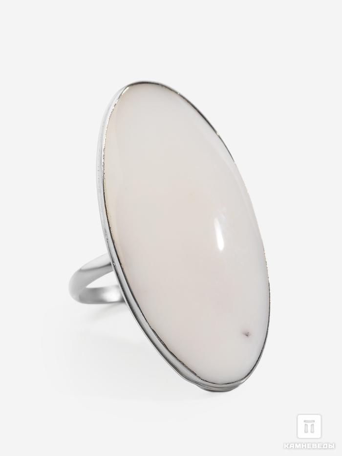 Кольцо с белым опалом (кахолонгом), 24252, фото 1