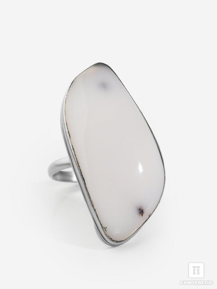 Кольцо с белым опалом (кахолонгом), 24251, фото 1
