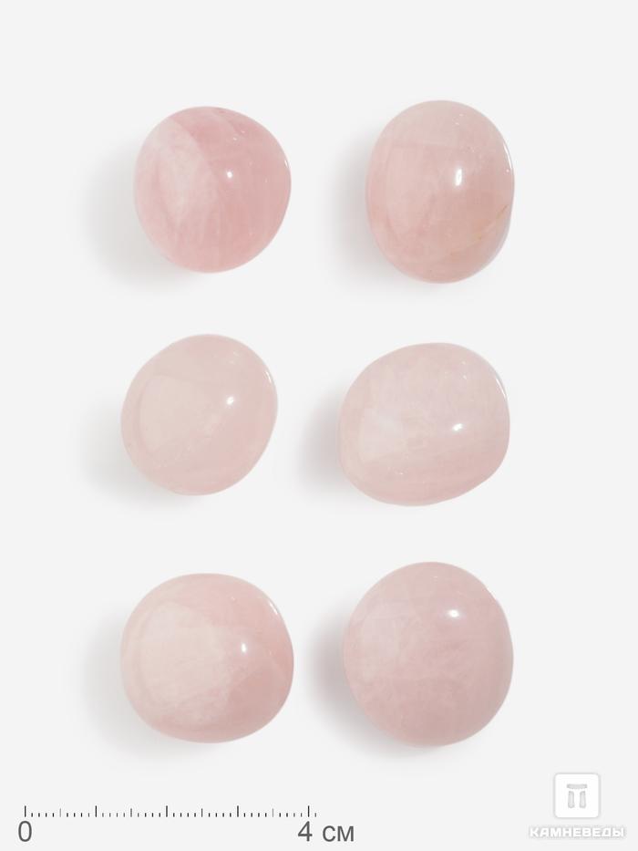 Розовый кварц, галтовка 2,5-3 см, 12-35/7, фото 1