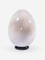 Яйцо из кахолонга (белого опала), 6,6х4,6 см, 24584, фото 2