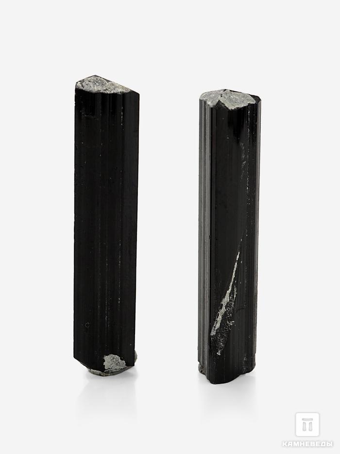 Шерл (чёрный турмалин), кристалл 4,3х0,9 см, 24749, фото 2