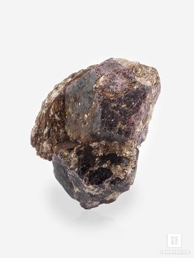 Гранат, Альмандин, Мусковит. Гранат (альмандин), сросток кристаллов на мусковите 5-6 см