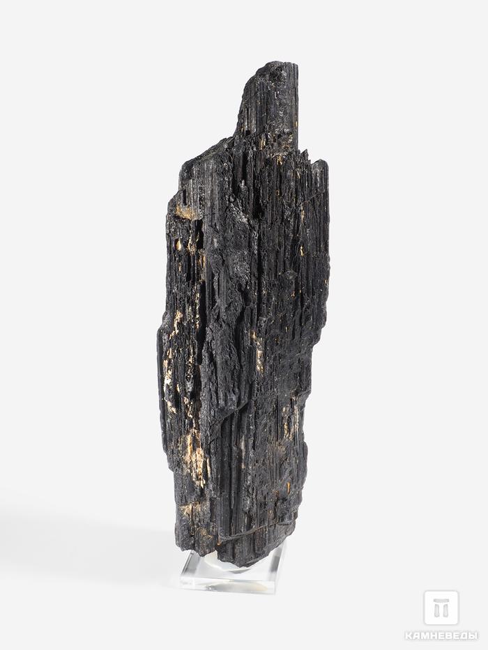 Шерл (чёрный турмалин), кристалл 25х8,5х7,5 см, 24318, фото 2