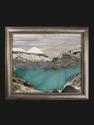 Картина из натуральных камней «Горное озеро», 41,3х36,3х2,9 см, 25394, фото 1