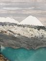Картина из натуральных камней «Горное озеро», 41,3х36,3х2,9 см, 25394, фото 2