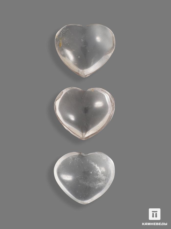 Сердце из горного хрусталя (кварца), 4-4,5 см, 14135, фото 1