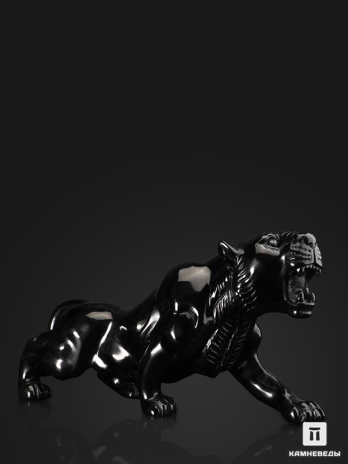 Пантера из обсидиана, 24х12х7 см, 25031, фото 1