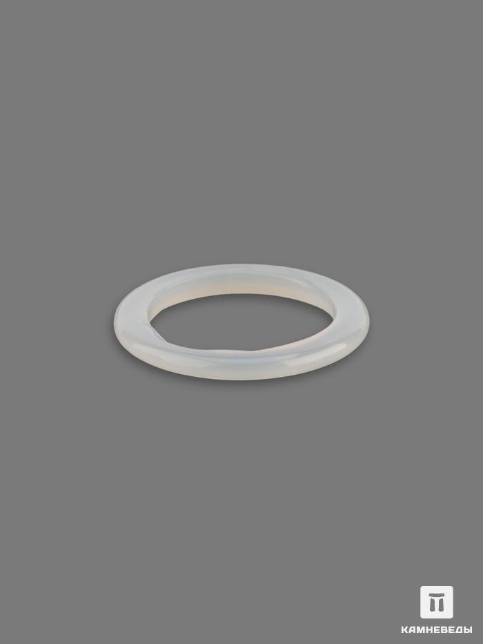 Кольцо из белого халцедона, 20910, фото 1
