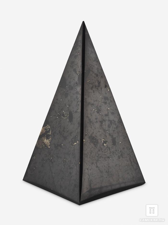 Пирамида из шунгита, полированная 10х5,5х5,5 см, 783, фото 2