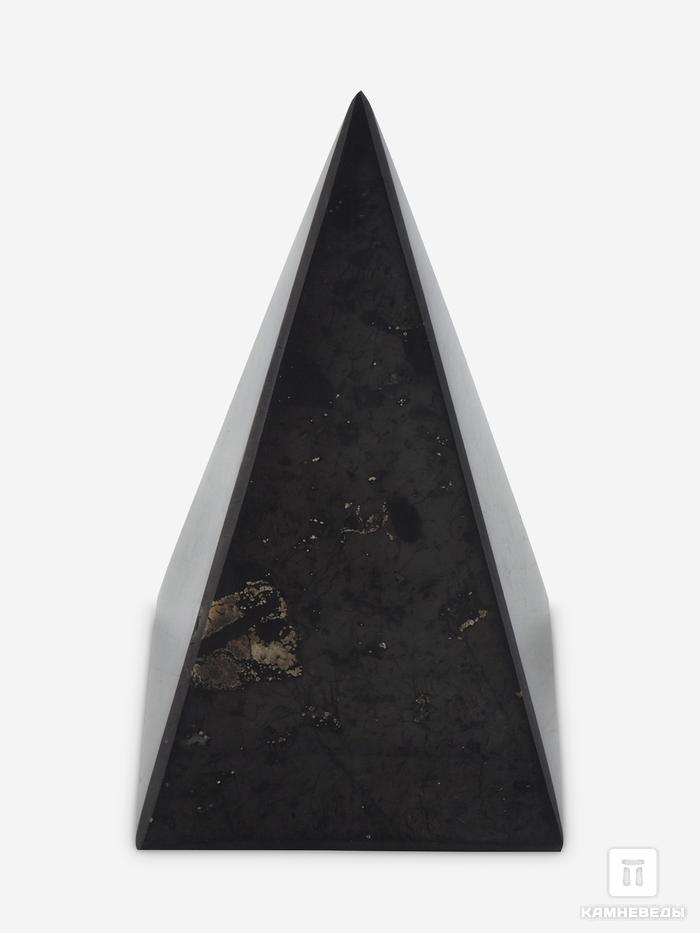 Пирамида из шунгита, полированная 10х5,5х5,5 см, 783, фото 1