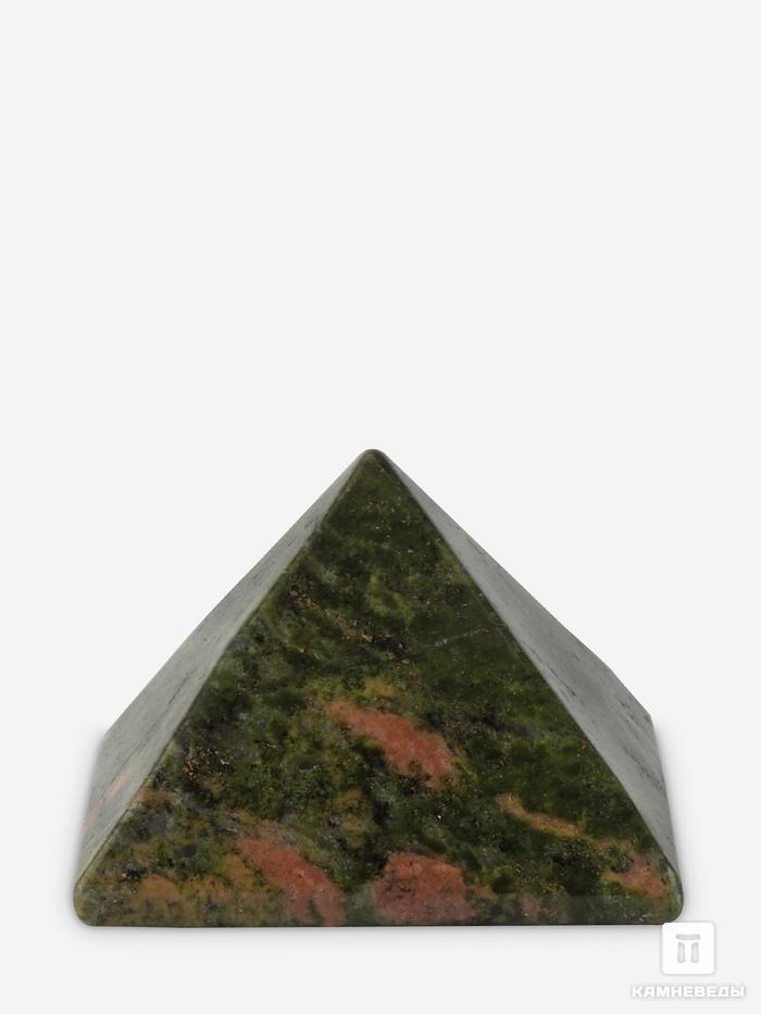 Пирамида из унакита, 4х4 см, 20-21, фото 1