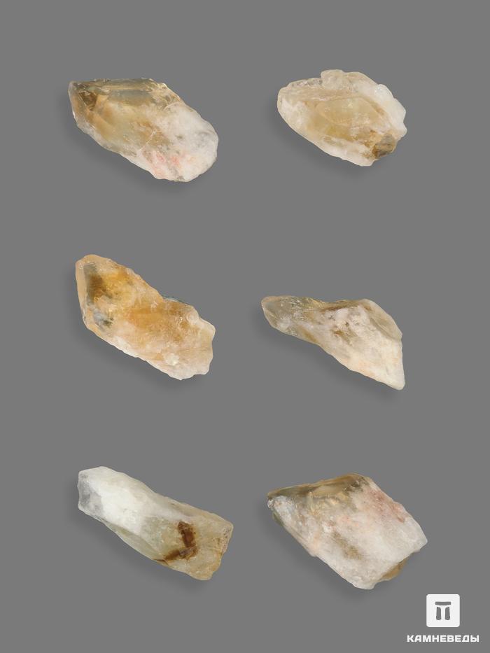 Цитрин, кристалл 1,5-2,5 см, 21584, фото 2