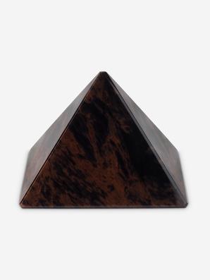 Пирамида из коричневого обсидиана, 6х6х4,4 см