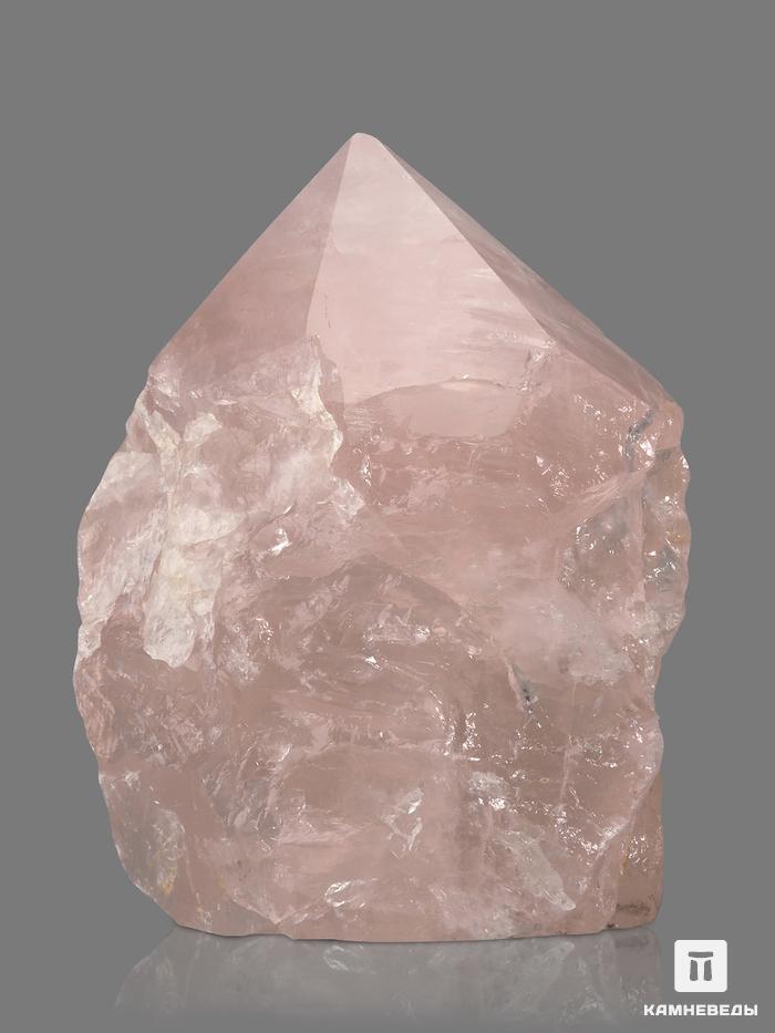 Розовый кварц, приполированный кристалл 9х7х4,5 см, 26466, фото 1