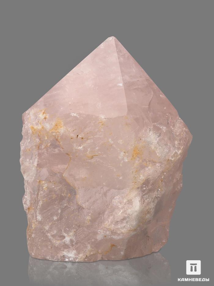 Розовый кварц, приполированный кристалл 9х7х4,5 см, 26466, фото 2