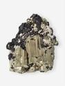 Пирит со сфалеритом, сросток кристаллов 5х3,7х3 см, 26495, фото 1