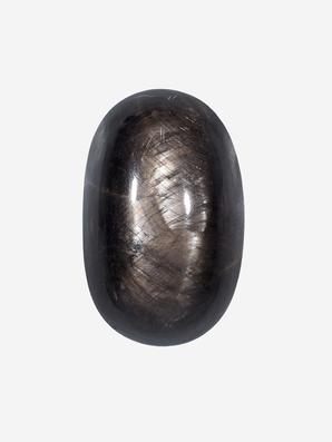 Корунд «Чёрный сапфир», полированная галька 3,4х2,1х1,4 см (109 ct)