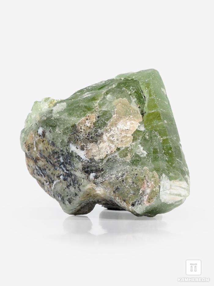 Форстерит (оливин) кристалл в пластиковом боксе, 2,9х2,3х1,9 см, 26919, фото 2
