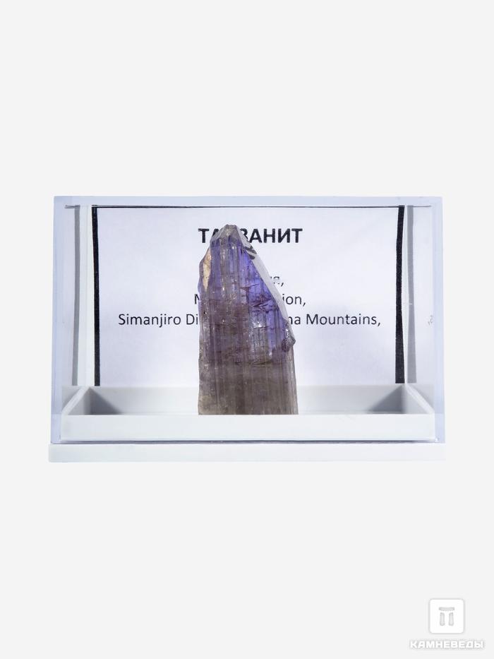 Танзанит, кристалл в пластиковом боксе 3,4х1,4х1,1 см, 26909, фото 3