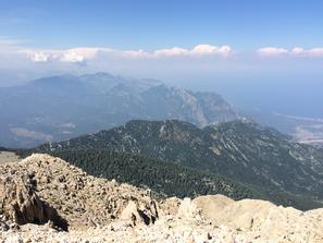 Вид с горы Тахталы (Кемер, Анталья, Турция), высота 2365 метров