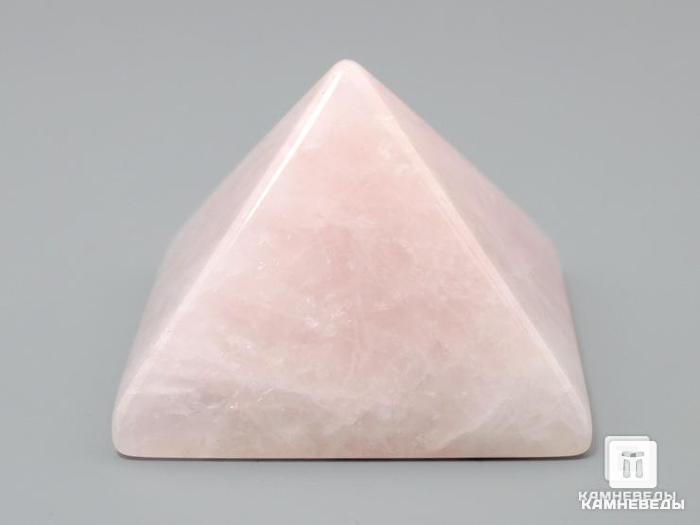 Пирамида из розового кварца, 5х5х3,4 см, 20-14, фото 2