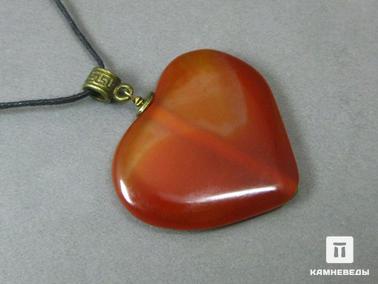 Сердолик. Кулон «Сердце» из сердолика